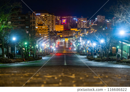 [#Hakodate] Night view from Nijukkenzaka 116686822