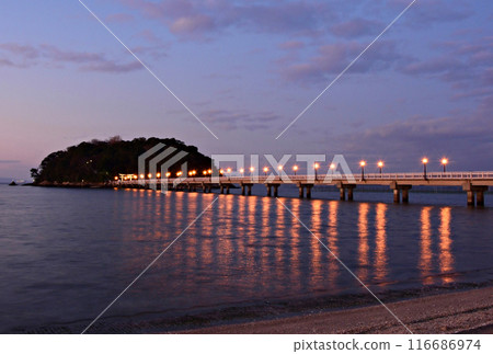 戶外燈光與竹島大橋 116686974