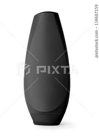 Black tube bottle of shampoo, Black tube bottle of shampoo, 116687159