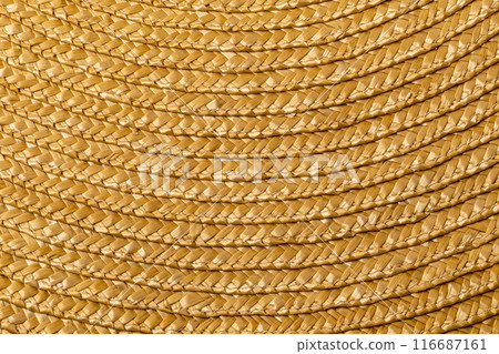 Traditional hand weaving of processed products. Traditional hand weaving of processed products. 116687161