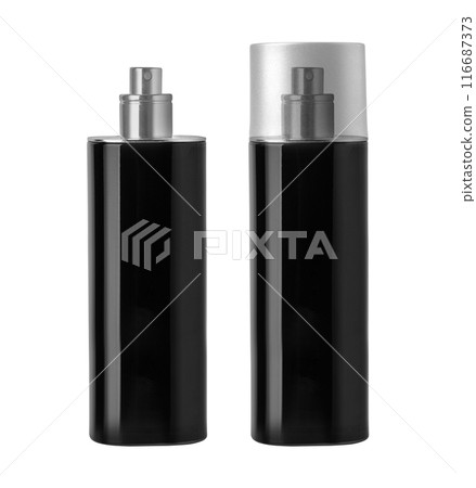 Blank black spray can 116687373