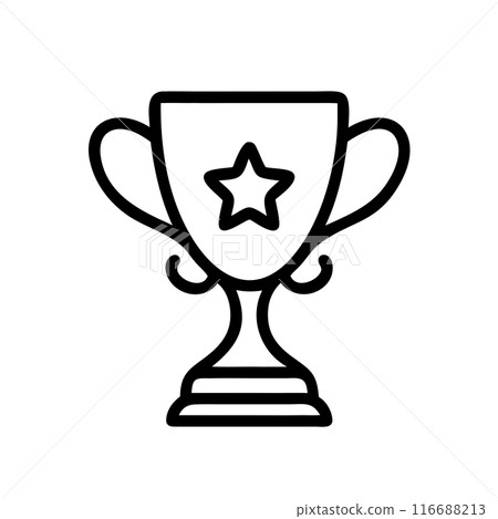 gold trophy cup 116688213