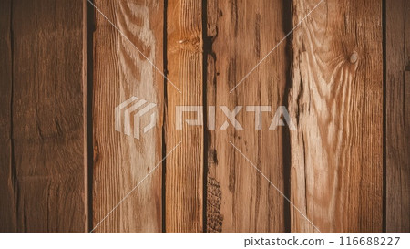 Close-up of diverse wooden planks with varying textures and colors, showcasing natural patterns Close-up of diverse wooden planks with varying textures and colors, showcasing natural patterns 116688227