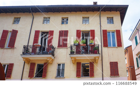 Historical old city in the italian city Rimini at Italy 116688549