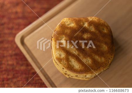 銅鑼燒的特寫照片 銅鑼燒的特寫照片 116688673