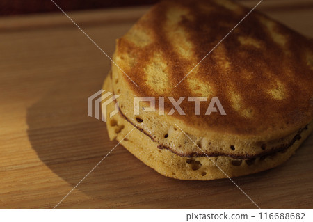 銅鑼燒的特寫照片 銅鑼燒的特寫照片 116688682