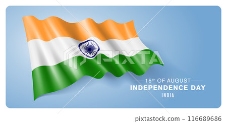 India independence day vector banner, greeting card India independence day vector banner, greeting card 116689686