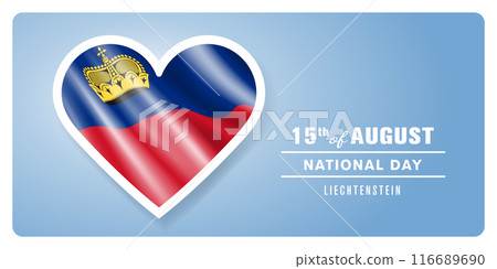 Liechtenstein happy national day greeting card, banner vector illustration Liechtenstein happy national day greeting card, banner vector illustration 116689690