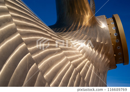 steamship propeller close up 116689769