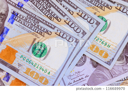 Benjamin Franklin was President United States of America on 100 dollar bill is US currency banknote Benjamin Franklin was President United States of America on 100 dollar bill is US currency banknote 116689970