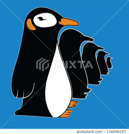 Cute penguin logo Cute penguin logo 116690287