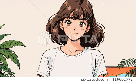 80s and 90s retro cute girls 80s and 90s retro cute girls 116691772