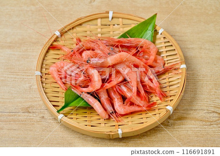 Sweet shrimp, sweet shrimp, food image. 116691891