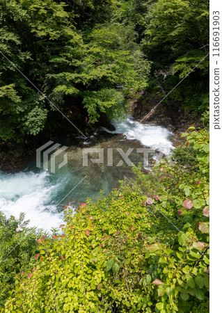 The flow of the Shima River and the Shima Ore Holes The flow of the Shima River and the Shima Ore Holes 116691903
