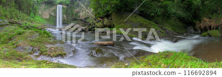 Gorogataki Falls, a spectacular panoramic waterfall tourist spot, 50m high (Yamato Town) 116692894