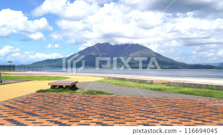 Sakurajima and Marine Port Kagoshima, Kagoshima City, Kagoshima Prefecture Sakurajima and Marine Port Kagoshima, Kagoshima City, Kagoshima Prefecture 116694045