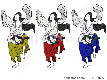 人們日本女性插圖集 116694697