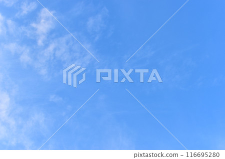 beautiful blue sky with white cloud, natural background in springtime beautiful blue sky with white cloud, natural background in springtime 116695280