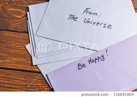 Spiritual message in the mail Photo 116695864