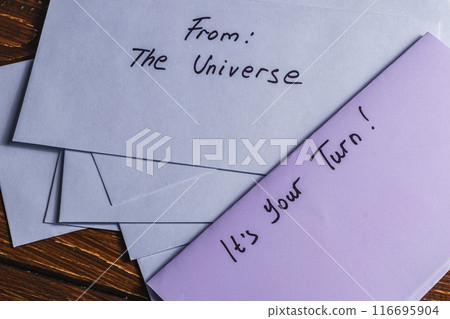 Spiritual message in the mail Spiritual message in the mail 116695904