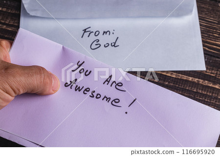 Spiritual message in the mail you are awesome 116695920