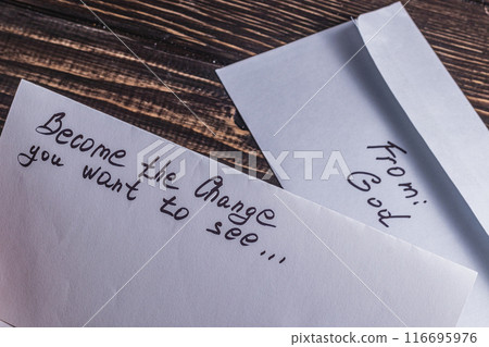 Spiritual message in the mail Photo Spiritual message in the mail Photo 116695976