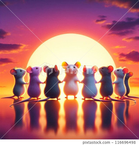 Mouse and Sunset 1 116696498