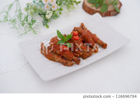 delicious spicy claw as a background 116696784