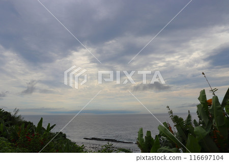 多雲的天空,大海,日南海岸 多雲的天空,大海,日南海岸 116697104