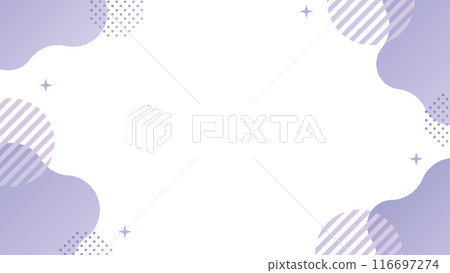 Abstract frame liquid shapes purple polka dots and glitter Abstract frame liquid shapes purple polka dots and glitter 116697274