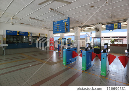 Malaysia Station ticket gate 116699881