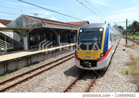 Klang Station and trains in Malaysia 116699882