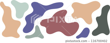 Freeform blob shapes. Abstracts amoeba shapes, freeform organic elements. Freeform blob shapes. Abstracts amoeba shapes, freeform organic elements. 116700402
