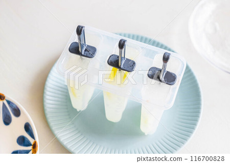 Homemade popsicles Homemade popsicles 116700828
