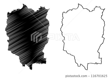 Shire of Cardinia (Commonwealth of Australia, Victoria state, Vic) map vector illustration, scribble sketch Cardinia map Shire of Cardinia (Commonwealth of Australia, Victoria state, Vic) map vector illustration, scribble sketch Cardinia map 116701625