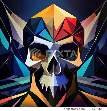 可怕的骷髏藝術 116701648