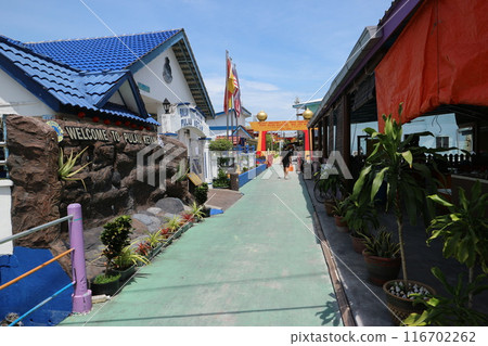Narrow roads of Ketam Island, Malaysia Narrow roads of Ketam Island, Malaysia 116702262