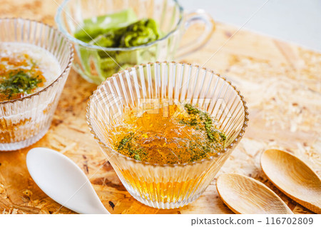 抹茶粉烘焙茶果凍 抹茶粉烘焙茶果凍 116702809