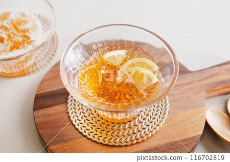 Jiggly tea jelly Jiggly tea jelly 116702819