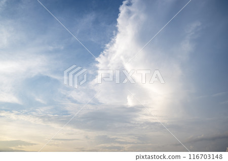 夏季日落黃昏傍晚的天空影像 116703148