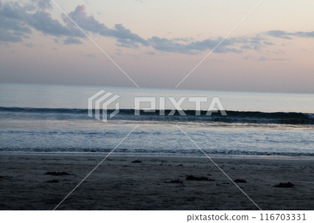 Sunset and waves Sunset and waves 116703331