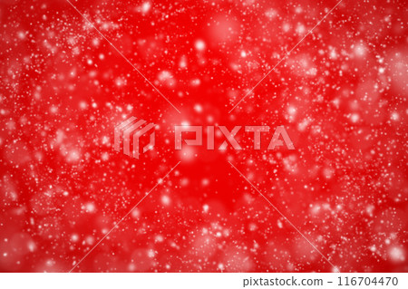 snowfall winter nature Christmas on red background snowfall winter nature Christmas on red background 116704470