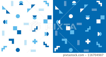 抽象圖案，孟菲斯風格背景 116704987