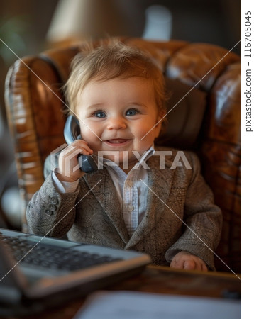 baby businessman baby businessman 116705045