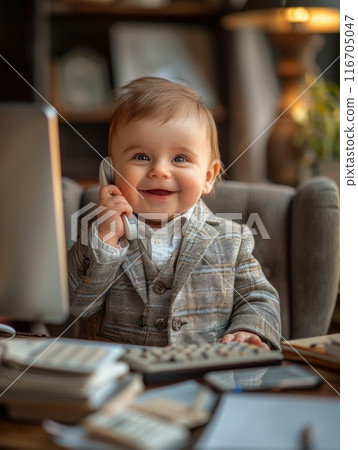 baby businessman baby businessman 116705047