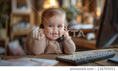 baby businessman baby businessman 116705051