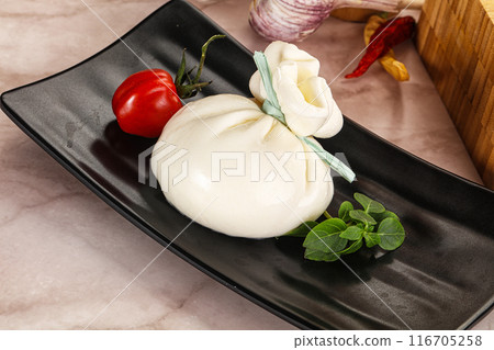 Italian dairy soft cheese - Burrata Italian dairy soft cheese - Burrata 116705258