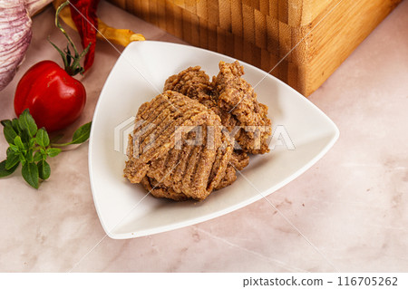Liver Pate spread in the bowl 116705262