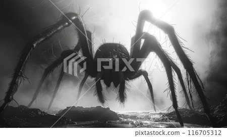 evil spider monster 116705312