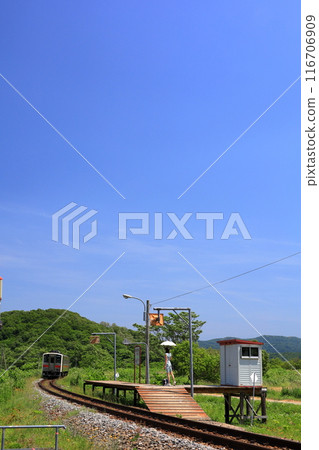 Nukanan Station on the Soya Kita Line, a line with a particularly romantic feel 116706909